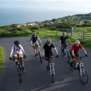 Blackman Haibike Trial - Group up Ventnor Downs
