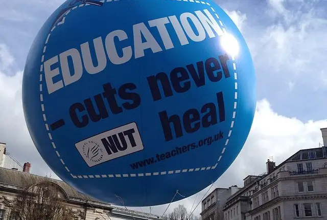 Education cuts never heal :