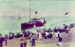 Ryde pier 1910's undated (c) Simmonds Archive Seaview