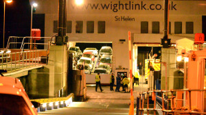 Mezzanine car deck collapse on wightlink - by Shane Thornton iwphotos