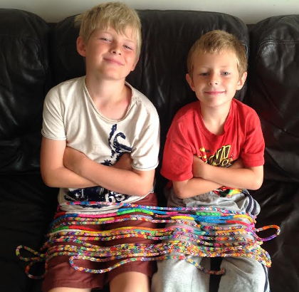 122ft loom band by Daniel and Nathan