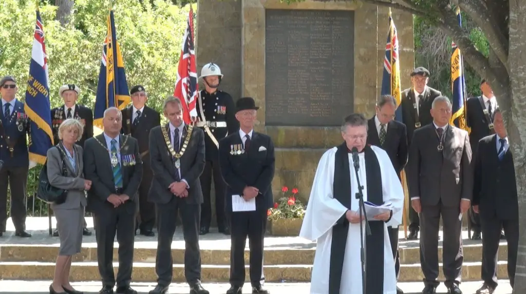 FWW Commemoration in Ventnor by John Whatley of South Wight TV