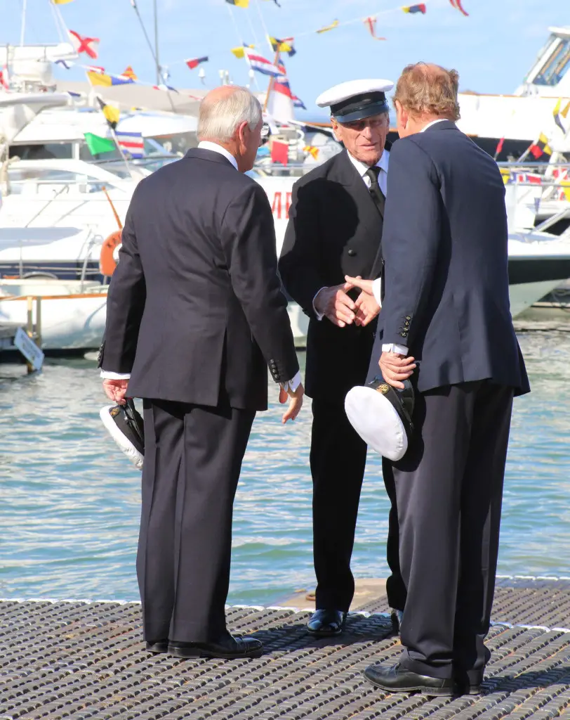 Duke of Edinburgh being greeted by Major General White - by Graham Reading Photography 