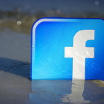 Facebook on the beach