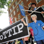 No TTIP protest: