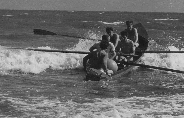 Shanklin rowing club in the 1950s: