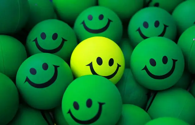 Smiling balls: