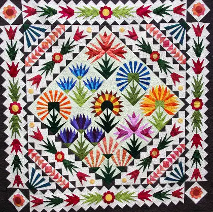 Vectis Quilters charity quilt