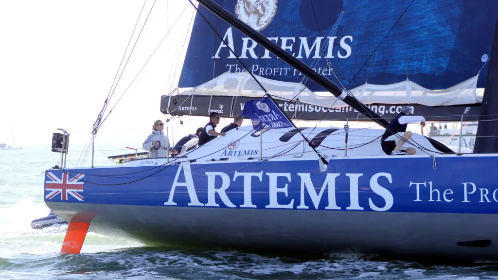 Zara Phillips on Artemis' Ocean Racing ll at Cowes 2014 by Graham Reading
