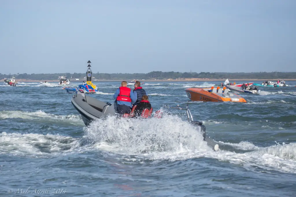 2014 Cowes Torquay Cowes Powerboat Race by Malcolm Attrill