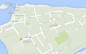 Yarmouth sandbag location map