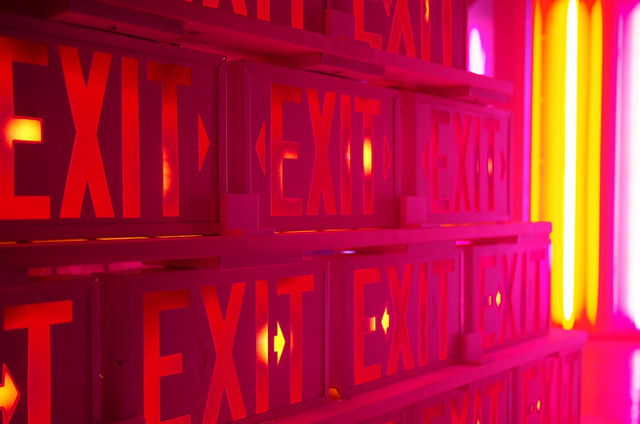 Exit signs: