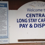 Central car park sign