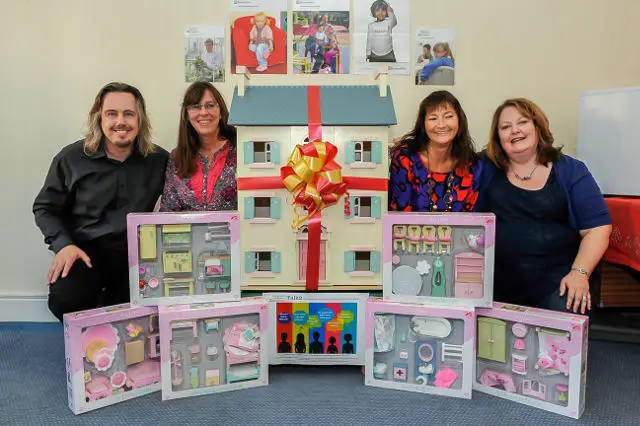 Christmas Toy Appeal - Deborah and Daniel Rooke and Barnadoes