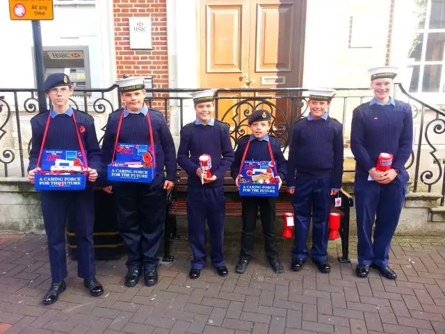 Cowes Sea Cadets poppies
