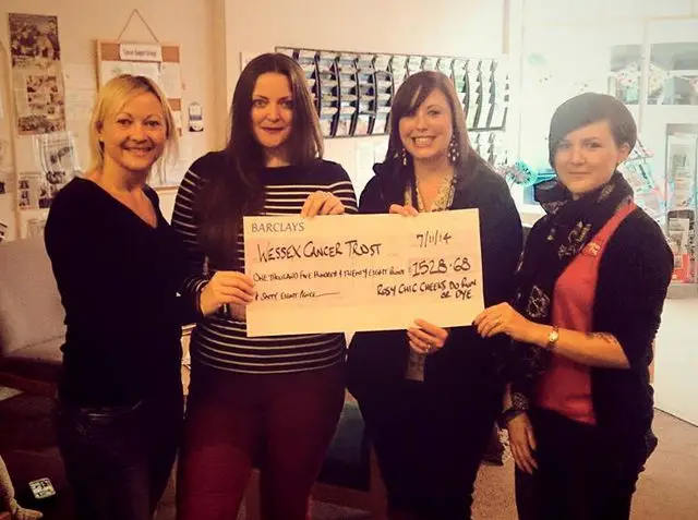 Wessex Cancer Trust - cheque