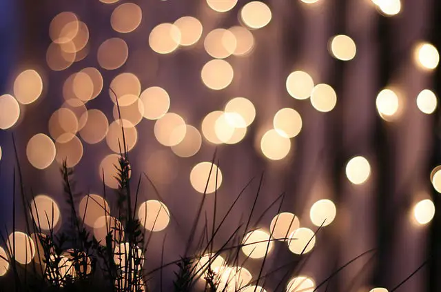Christmas lights :