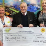 Masons cheque for hospice