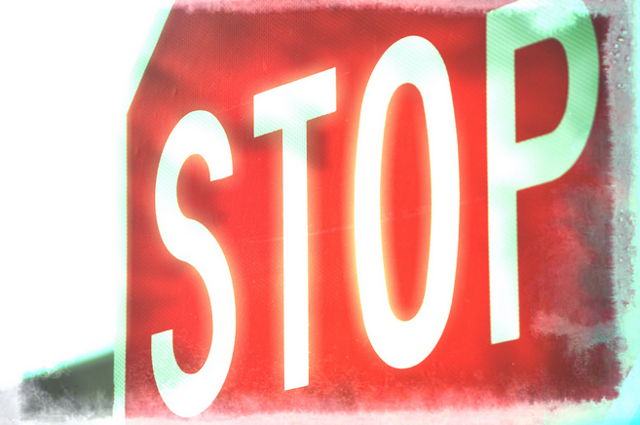 Stop halt sign: