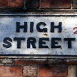 High Street sign