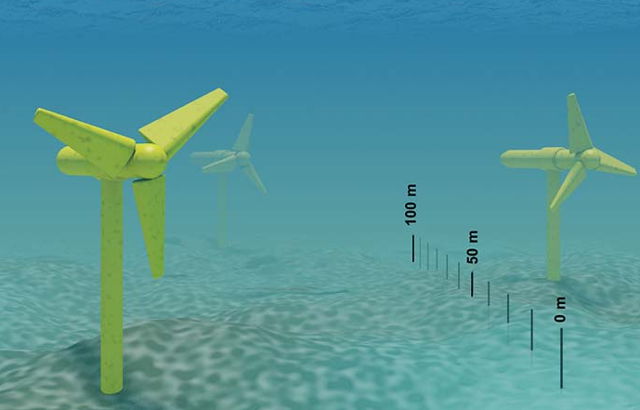 PTEC Underwater turbines