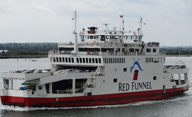 Red Falcoln Red Funnel ferry by seattlecamera