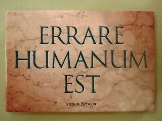 Errare humanum est sign: