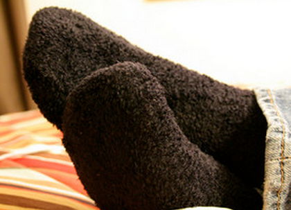 Fluffy socks