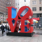 Love sculpture in NYC