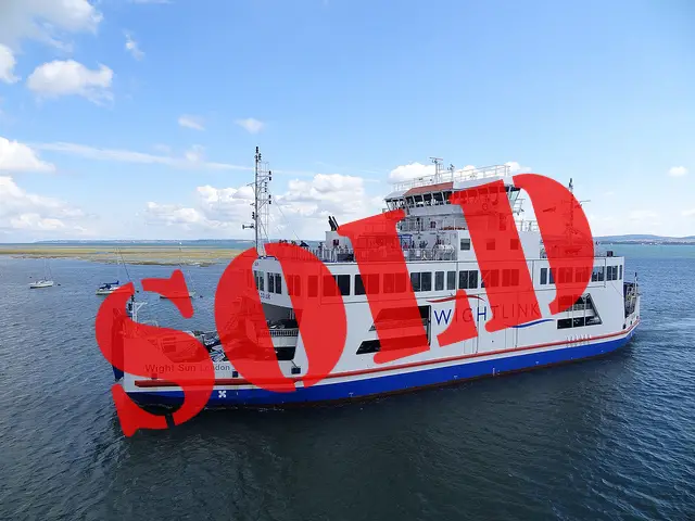 Wightlink ferry - sold: