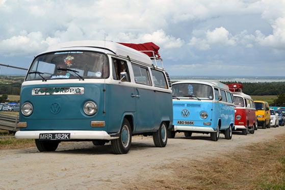 VW Campers at V-Dub Festival