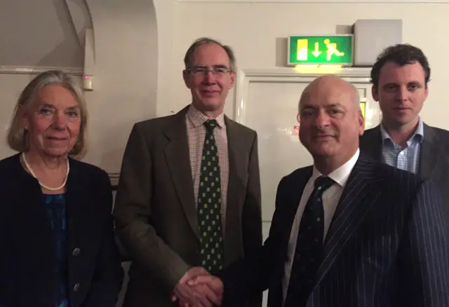 Alison Child, new Conservative Vice Chairman; Island MP Andrew Turner; new Conservative Chairman, Cllr Ian Ward; and new Deputy Chairman, Joe Robertson.