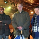 Andrew Turner Wayne Whittle and Brian Harris at ryde arena - ice rink -