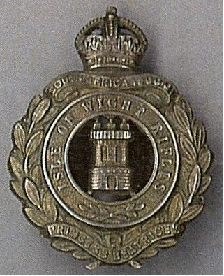 IOW Rifles The Cap Badge of the 1-8 Hampshire Regiment