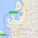 Map - Proposed new location for Wightlink port - At International Port