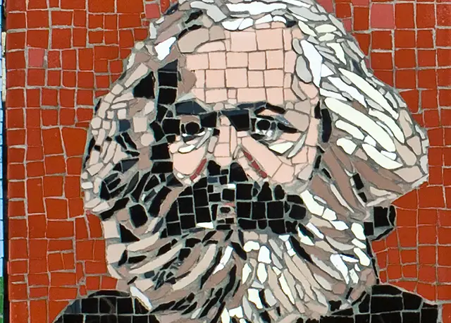 Karl Marx mosaic