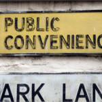 Public convenience sign