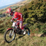 Vectis Isle Pioneers Motorcycle Club - red outfit