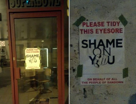 shame on you posters - duo