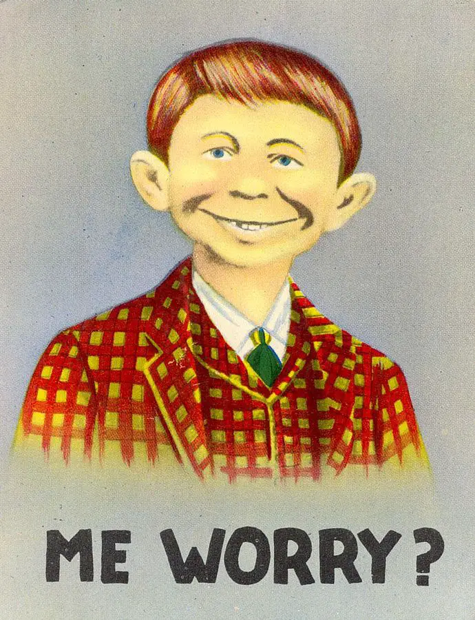 Alfred Neuman Why Worry Poster :