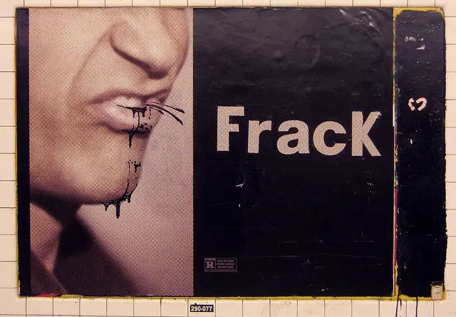 Anti Fracking poster