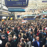 Waterloo Station packed by Alan Milford