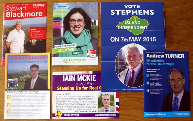 All 2015 election candidates leaflets