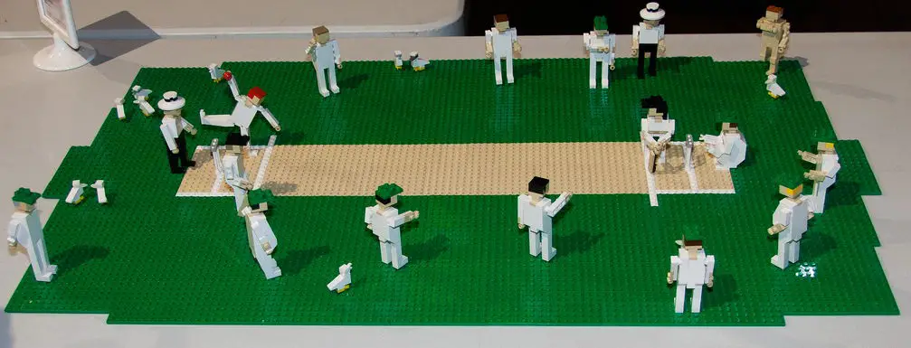 Lego Cricket  ground