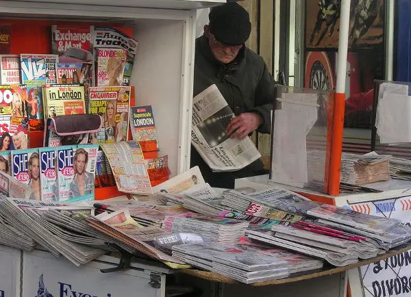Newspaper vendor 