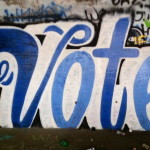 Vote graffiti