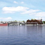 East Cowes Regeneration - units from the water