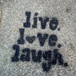 Live love laugh graffiti