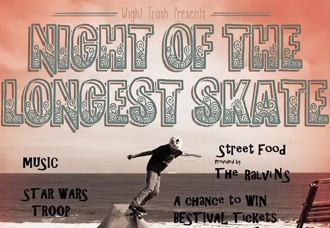 Night of the longest skate poster