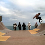 Storm troopers at Ventnor skatepark by John Nicholson